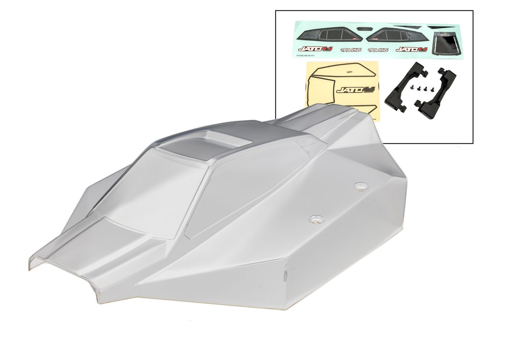 [ TRX-9018 ] Traxxas Jato 4X4 Clear Body