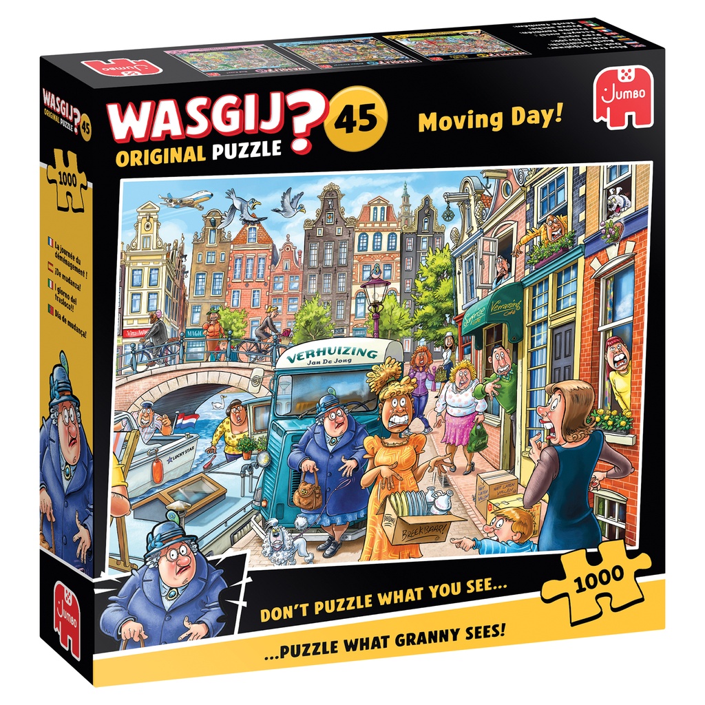 [ JUMBO00588 ] Jumbo Wasgij? Original Puzzle - 45 - Verhuisdag 1000 stukjes
