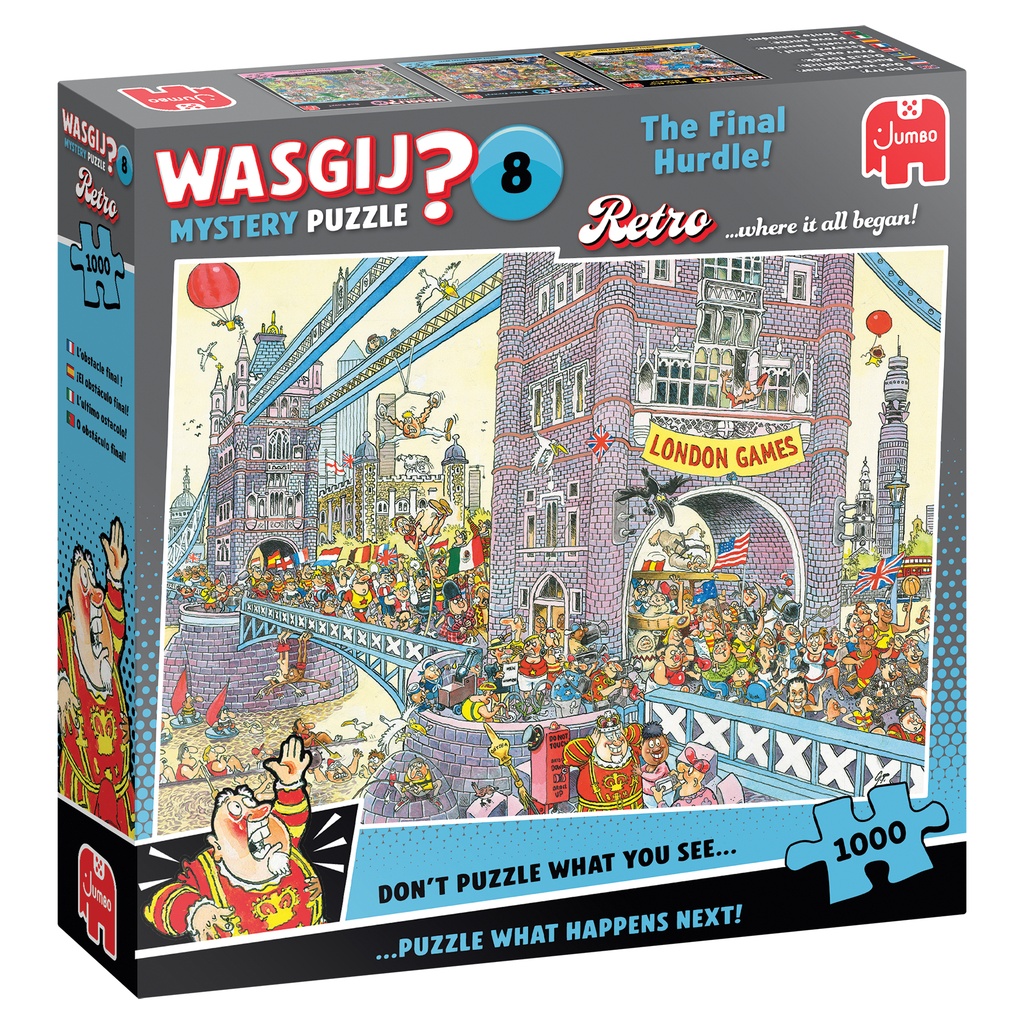[ JUMBO00581 ] Jumbo Wasgij? Mystery Puzzle Retro - 8 - De Laatste Hindernis - 1000 stukjes