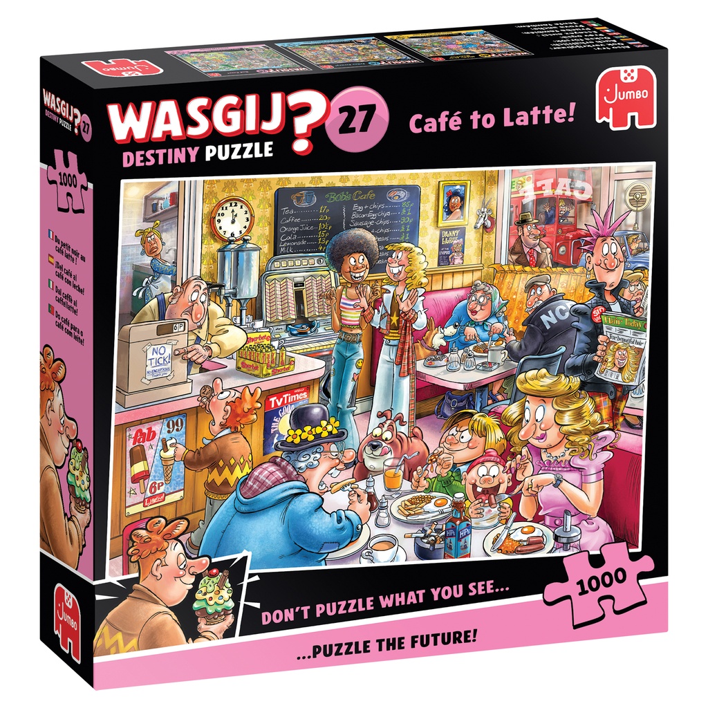 [ JUMBO00596 ] Jumbo Wasgij? Destiny Puzzle - 27 - Café To Latte - 1000 stukjes