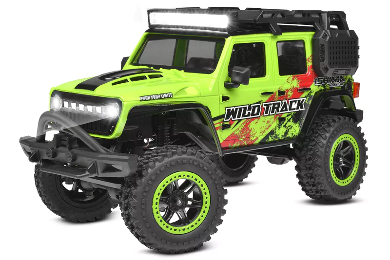 [ ISH-001-010 ] Ishima - 1/20 Crawler "Wild Track" 4WD - Brushed - RTR - Green Color