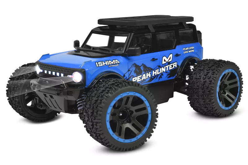 [ ISH-001-036 ] Ishima - 1/20 Big Foot "Peak Hunter" 4WD - Brushed - RTR - Blue Color