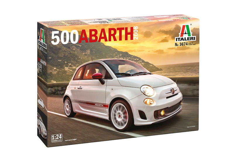 [ ITA-3674 ] Italeri 500 Abarth 2008 1/24