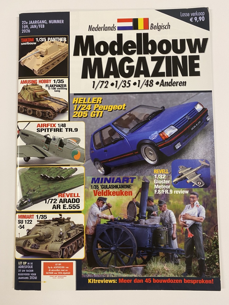 [ MODELBOUWMAGAZINE109 ] MODELBOUW MAGAZINE 22e Jaargang Nummer 109 - JAN/FEB 2026