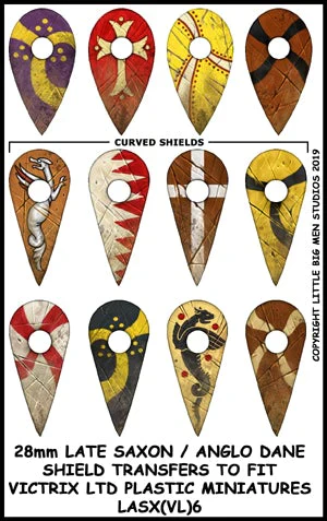 [ VICTRIXLSAX(VL)6 ] Victrix Late Saxon / Anglo Dane Shield Designs LSAX 6