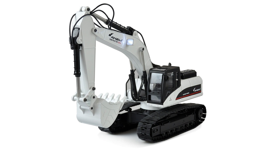 [ AMEWI22415 ] Amewi G704E Full Metal Excavator 1/14 RTR white