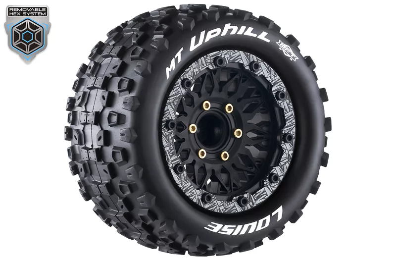 [ PROLR-T3309SX ] Louise RC - MFT - MT-UPHILL - 1/10 Monster Truck Tire Set