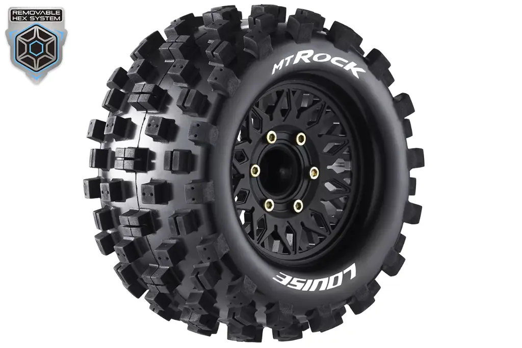 [ PROLR-T3275SX ] Louise RC - MT- ROCK - 1/10 Monster Truck Tire Set