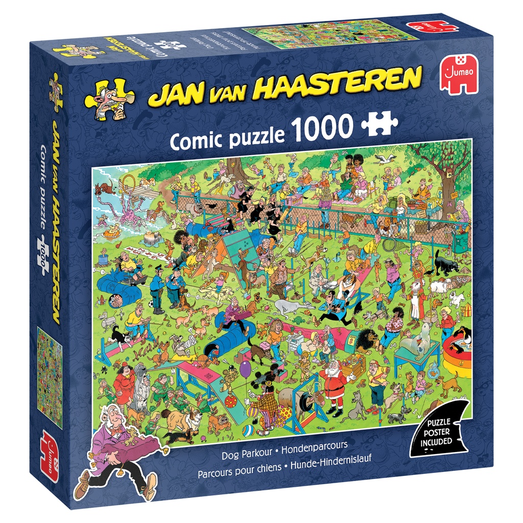 [ JUMBO00624 ] Jumbo Jan Van Haasteren - Hondenparcours - 1000 stukjes
