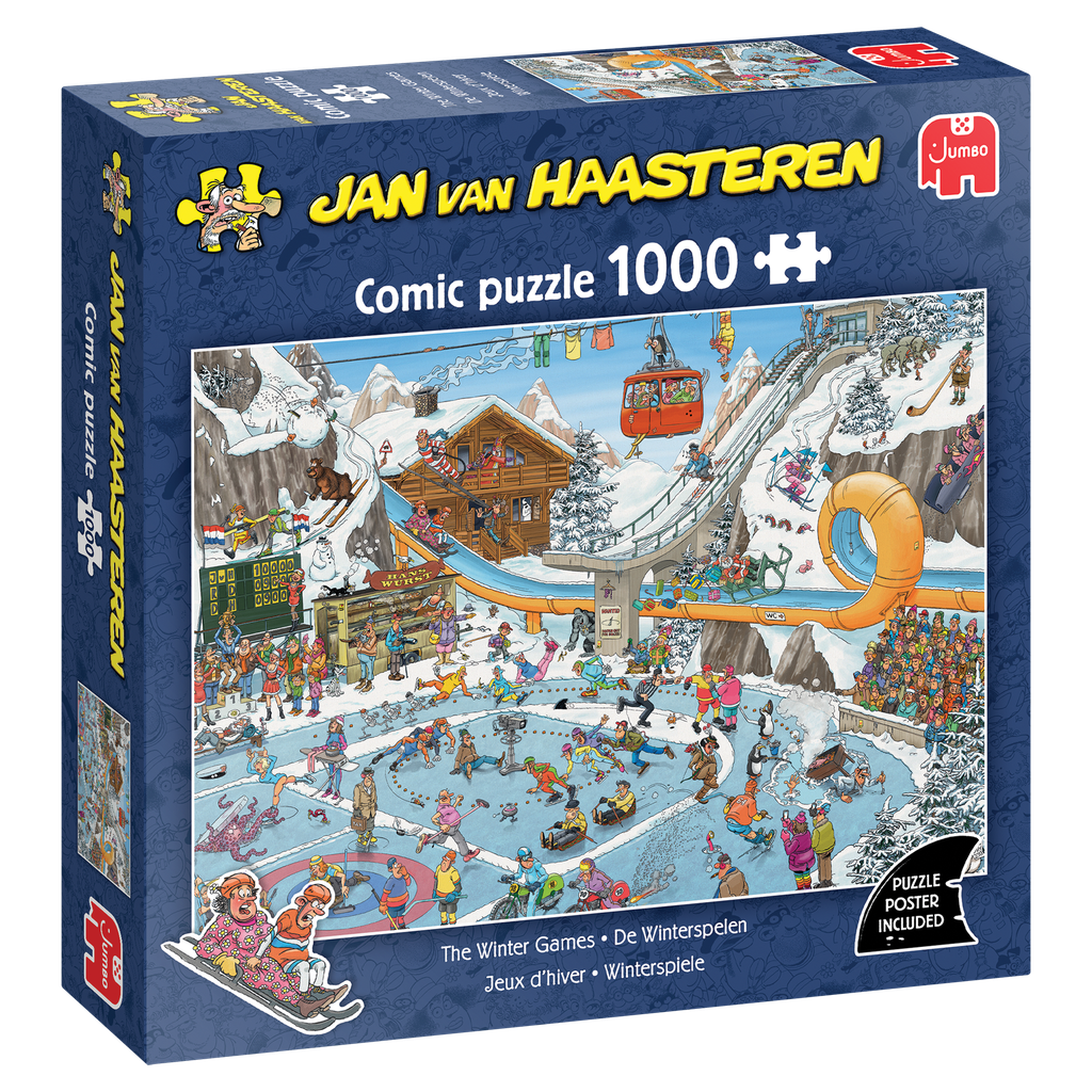 [ JUMBO00601 ] Jumbo Jan Van Haasteren - De Winterspelen - 1000 stukjes