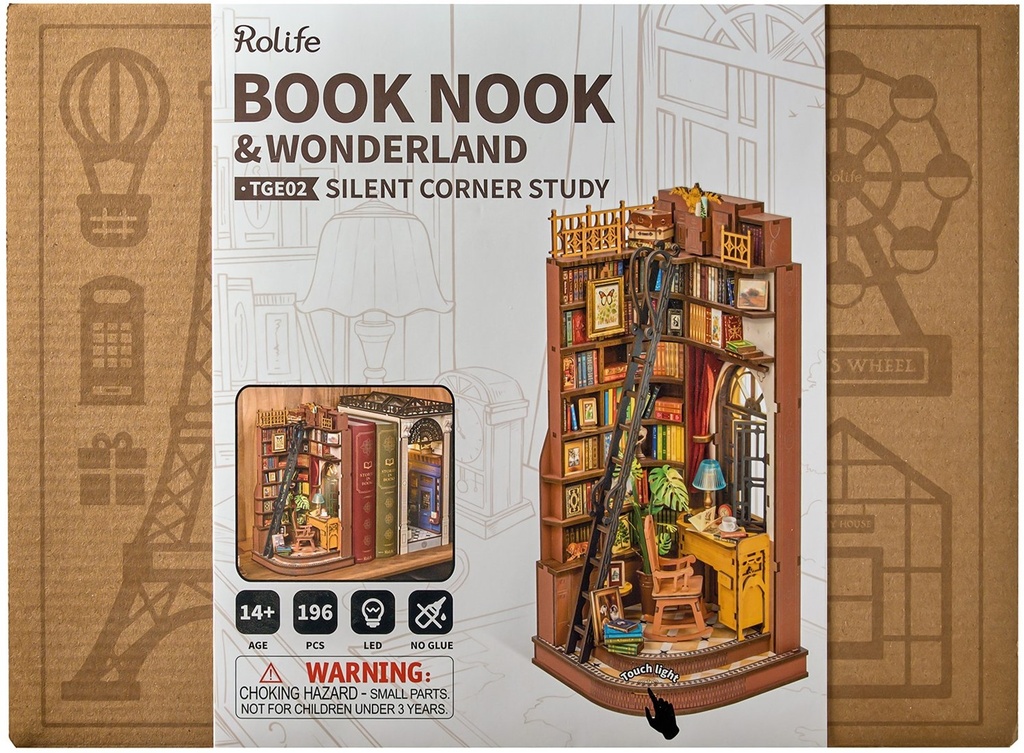 [ ROLIFETGE02 ] Rolife Book Nook & Wonderland Silent Corner Study 