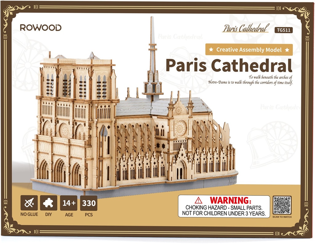 [ ROWOODTG511 ] ROWOOD Paris Cathedral 