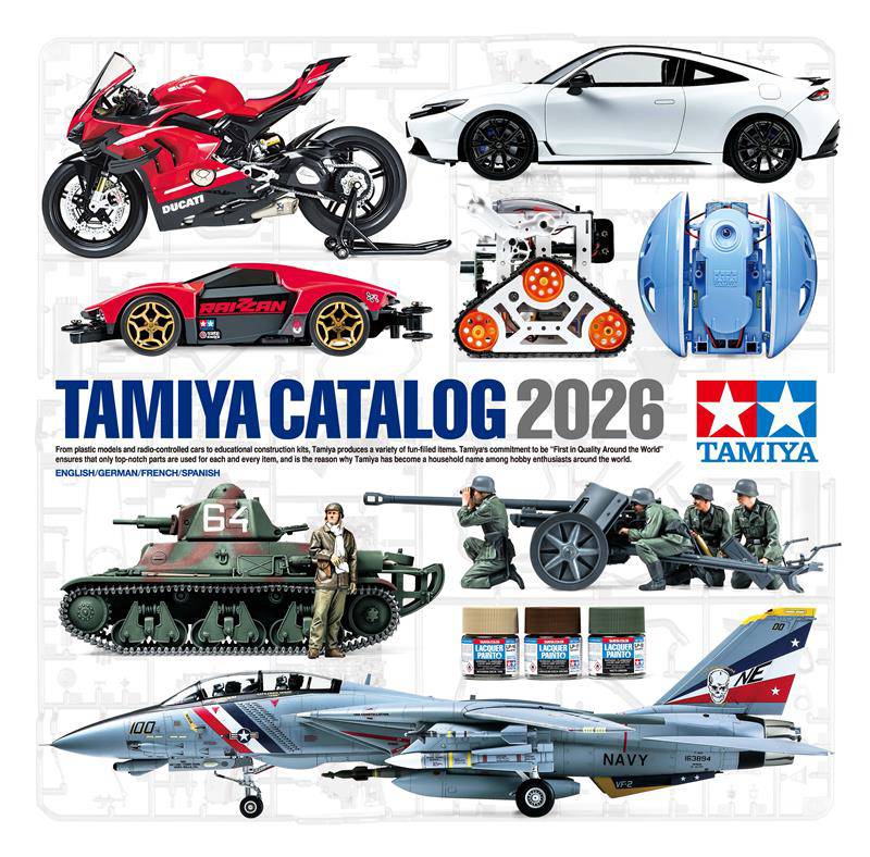 [ T64463 ] Tamiya kataloog 2026  engels/duits/frans/spaans