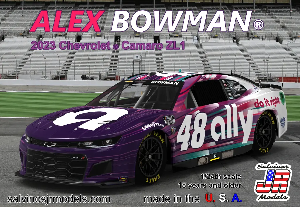 [ SALHMC2023ABP ] Salvinos Hendrick Motorsports, Alex Bowman 2023 Chevrolet Camaro "Primary"