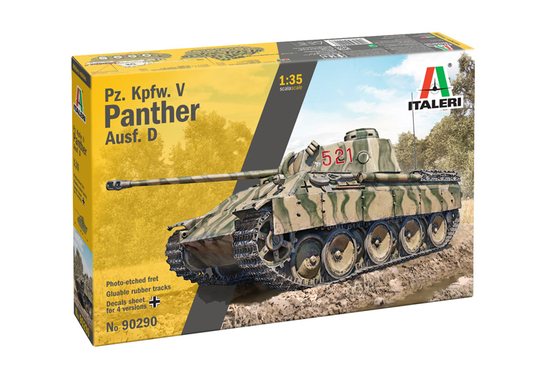 [ ITA-90290 ] Italeri Pz. Kpfw. V Panther Ausf. D 1/35