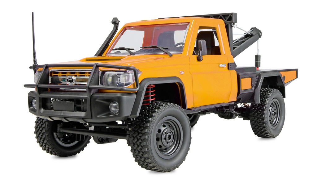 [ AMEWI22752 ] Amewi Toyota Land Cruiser Crawler Tow Truck 4WD 1:12 RTR yellow