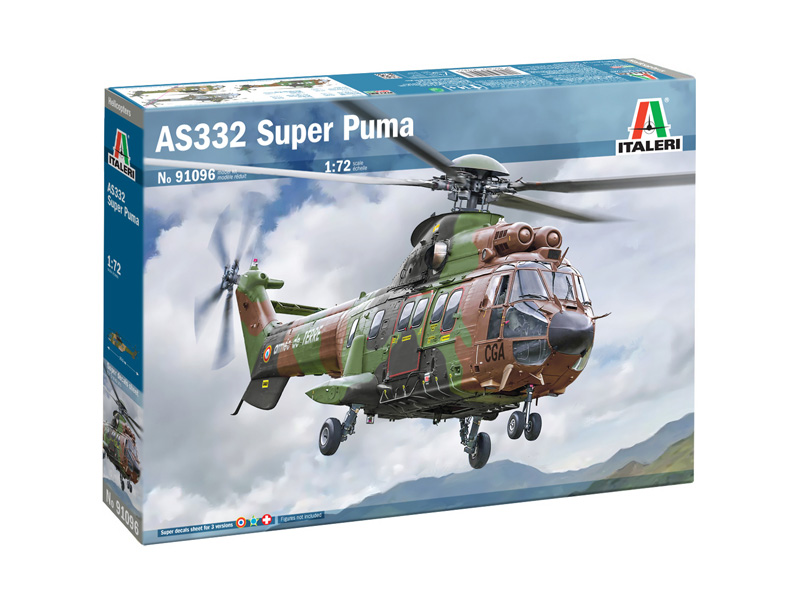 [ ITA-91096 ] Italeri AS332 Super Puma 1/72 
