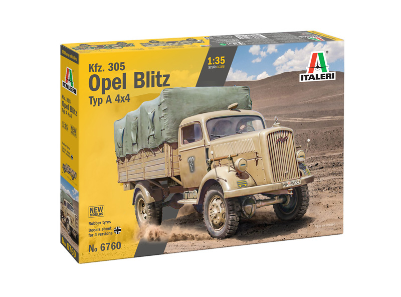 [ ITA-6760S ] Italeri Kfz. 305 Opel Blitz Type A 4x4 1/35