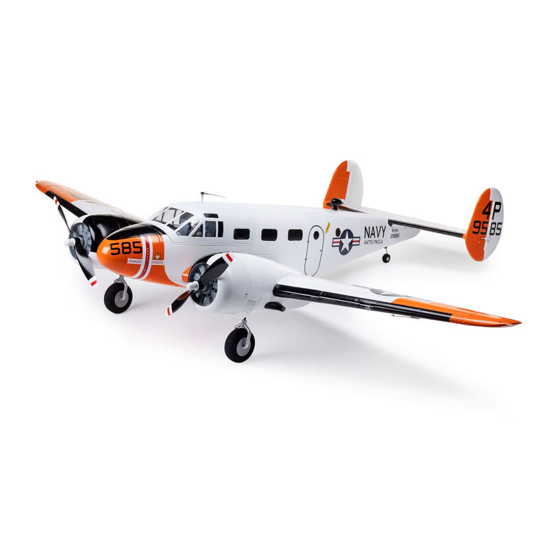 [ EFL-3726 ] Beechcraft D18/RC-45J  1.5m BNF Basic with AS3X+ and SAFE Select