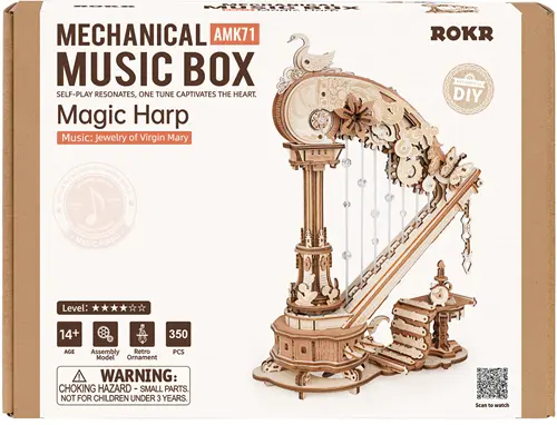 [ ROKRAMK71 ] ROKR Mechanical Music Box Magic Harp 