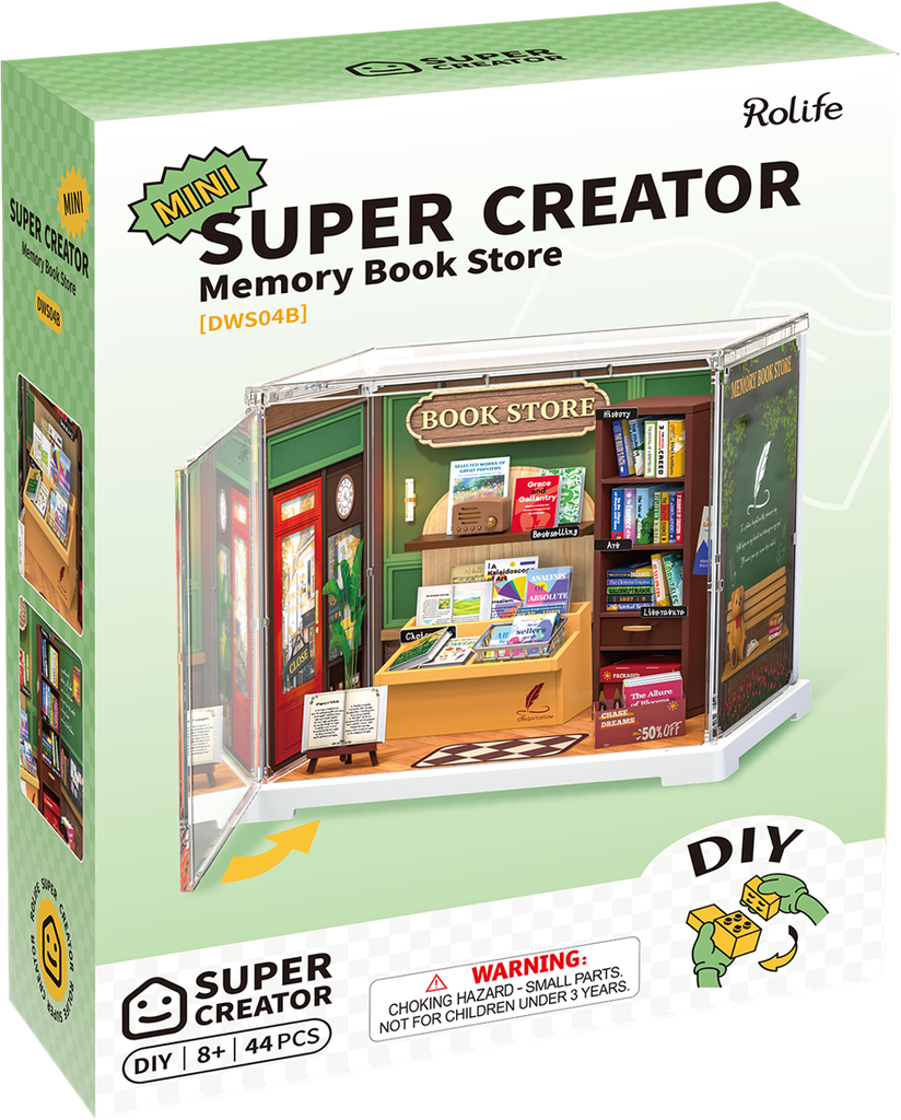 [ ROLIFEDWS04B ] Rolife Mini Super Creator Memory Book Store 