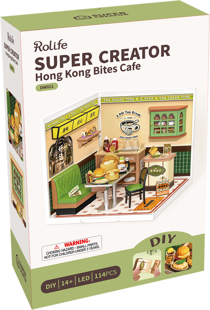 [ ROLIFEDW021 ] Rolife Super Creator Hong Kong Bites Cafe