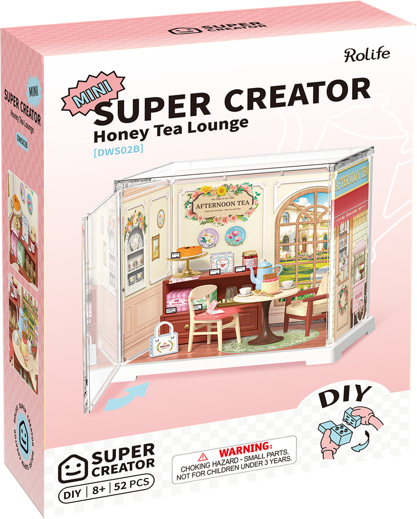 [ ROLIFEDWS02B ] Rolife Mini Super Creator Honey Tea Lounge 