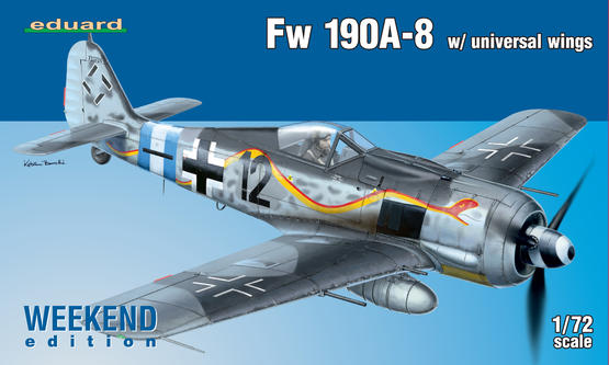 [ EDUARD7443 ] Fw 190A-8 w/ universal wings  1/72