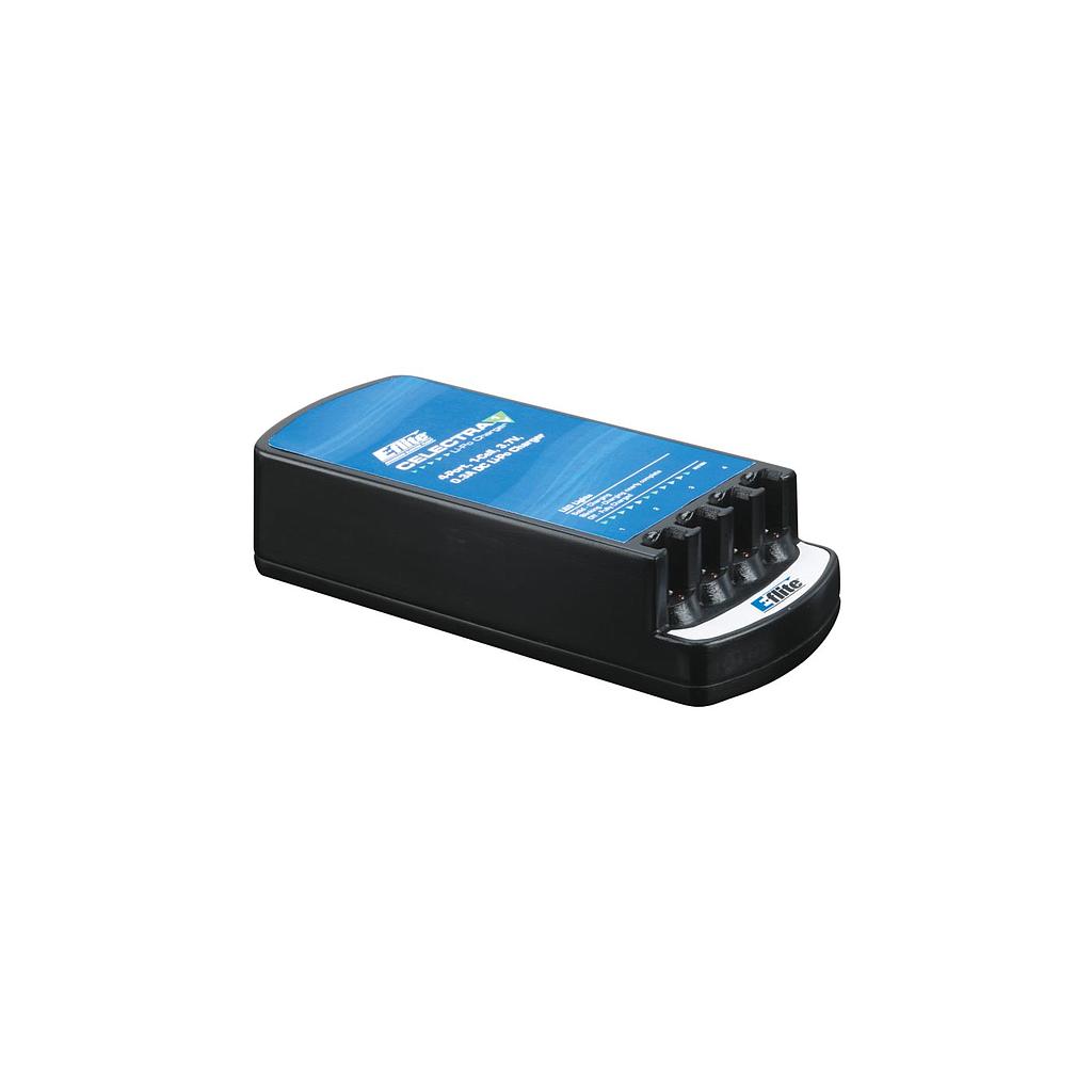 [ EFLC1004 ] Celectra 4-Port 1-Cell 3.7V 0.3A DC Li-Po Charger 