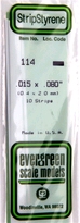 [ EG114 ] Evergreen EG Band 0.38x2    mm (10s.)   [L 5]