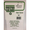 [ EG4544 ] Evergreen styrene board & batten spacing 3.2mm  15x30cm