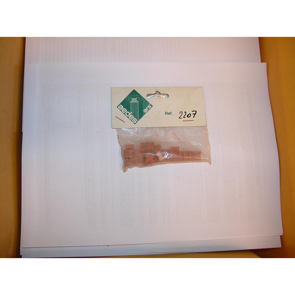 [ A2207 ] Aedes natuursteen speciale kruisvorm 1/20  20st NML