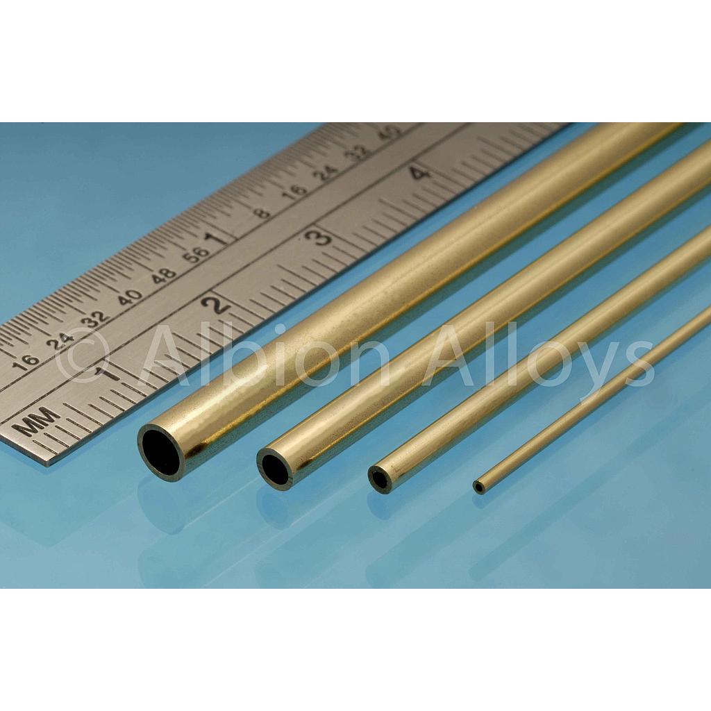 [ ABSFT7 ] brass micro tube ass 1.2 - 1.4 - 1.6 - 1.8mm - lengte 305mm 4p