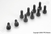 [ GF-0100-009 ] Cilinderkopschroef - Binnenzeskant - M2,5X8 - Staal - 10 st 