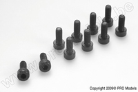 [ GF-0100-012 ] Cilinderkopschroef - Binnenzeskant - M2,5X14 - Staal - 10 st 
