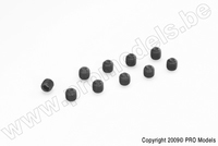 [ GF-0105-001 ] Stelschroef - Binnenzeskant - M3X3 - Staal - 10 st 