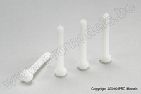 [ GF-0310-001 ] Cilinderkopschroef - M3X10 - Nylon - 5 st 