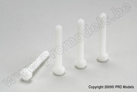 [ GF-0310-004 ] Cilinderkopschroef - M3X20 - Nylon - 5 st 