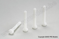 [ GF-0310-007 ] Cilinderkopschroef - M4X16 - Nylon - 5 st 