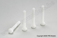 [ GF-0310-008 ] Cilinderkopschroef - M4X20 - Nylon - 5 st 