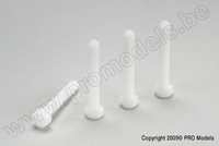 [ GF-0310-009 ] Cilinderkopschroef - M4X30 - Nylon - 5 st 