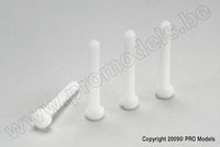 [ GF-0310-010 ] Cilinderkopschroef - M5X10 - Nylon - 5 st 