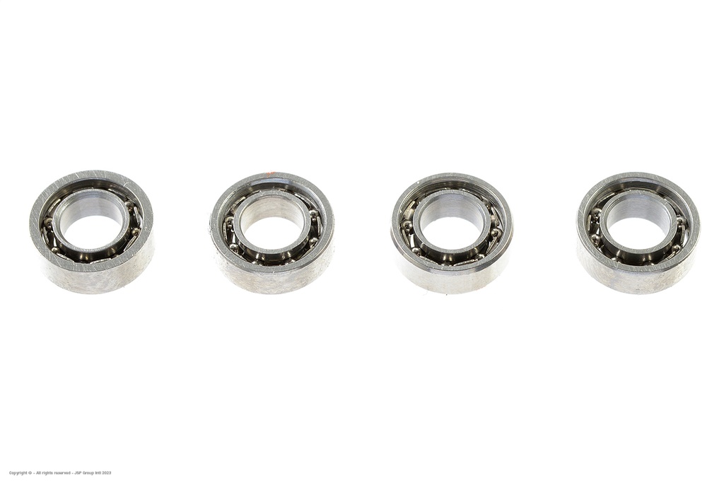 [ GF-0500-001 ] Kogellager - Chroom staal - ABEC 3 - Rubber Dichting - 3X6X2 - MR63 - 4 st 