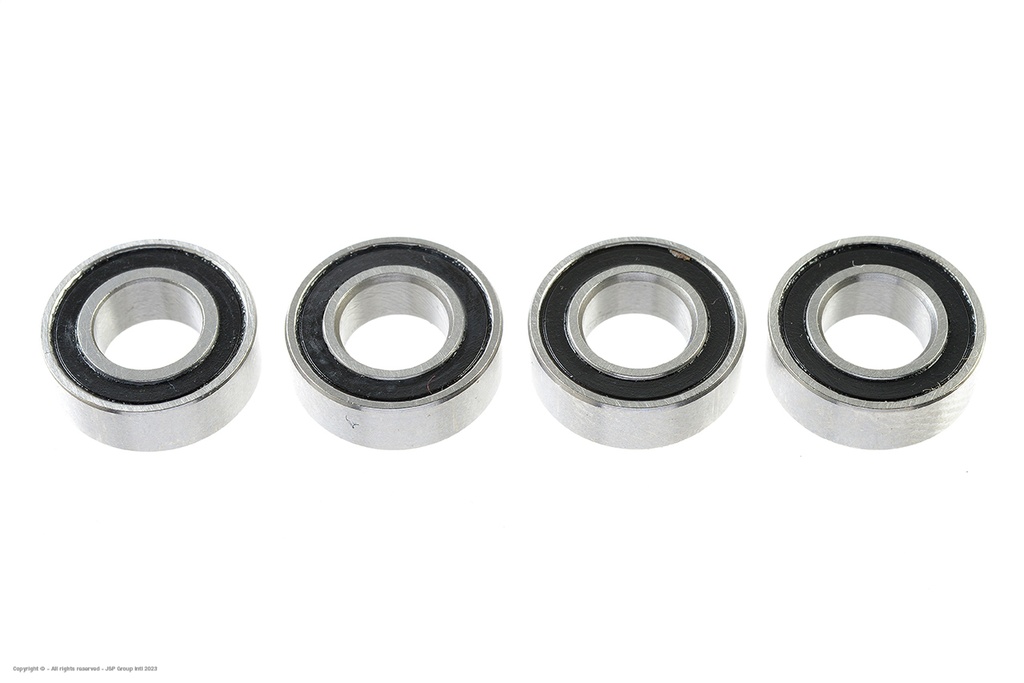 [ GF-0500-010 ] Kogellager - Chroom staal - ABEC 3 - Rubber Dichting - 6X12X4 - MR126-2RS - 4 st 