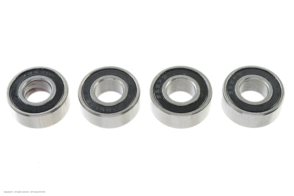 [ GF-0500-011 ] Kogellager - Chroom staal - ABEC 3 - Rubber Dichting - 6X13X5 - 686-2RS - 4 st 