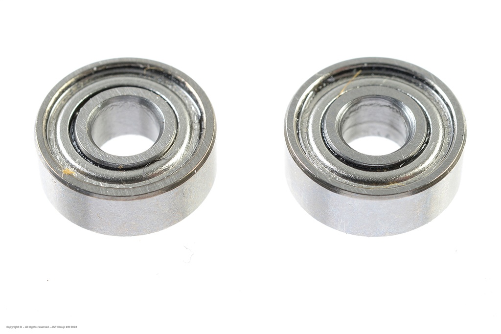 [ GF-0550-011 ] Kogellager - Chroom staal - ABEC 3 - Metaal Dichting - 3X8X3 - MR83ZZ - 2 st 