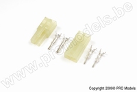 [ GF-1009-001 ] Connector - Mini Tamiya - Goudcontacten - Man. + Vrouw. - 2 paar 