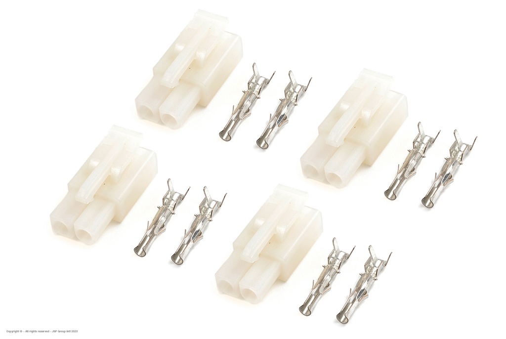 [ GF-1008-002 ] Connector - Tamiya - Goudcontacten - Man. - 4 st 