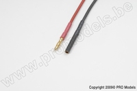 [ GF-1050-001 ] Connector met kabel - 2.0mm - Goudcontacten - 20AWG Siliconen-kabel - 10cm - 1 st 