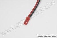 [ GF-1075-002 ] Connector met kabel - BEC - Goud contacten - Man. connector - 20AWG Siliconen-kabel - 12cm - 1 st 
